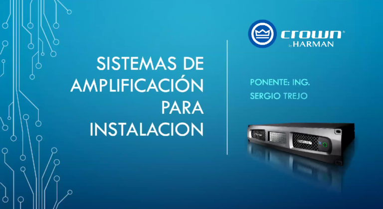 Webinar: Crown, amplificación e instalación.
